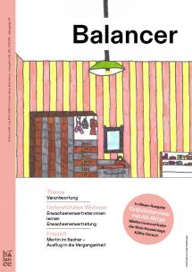 Cover der Ausgabe Balancer Nr 90. Es zeigt ein Kunstwerk der Künstlerin Gabi Mühlbauer